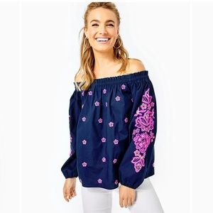 Lilly PulitzerJaeda Off-The-Shoulder top NWT